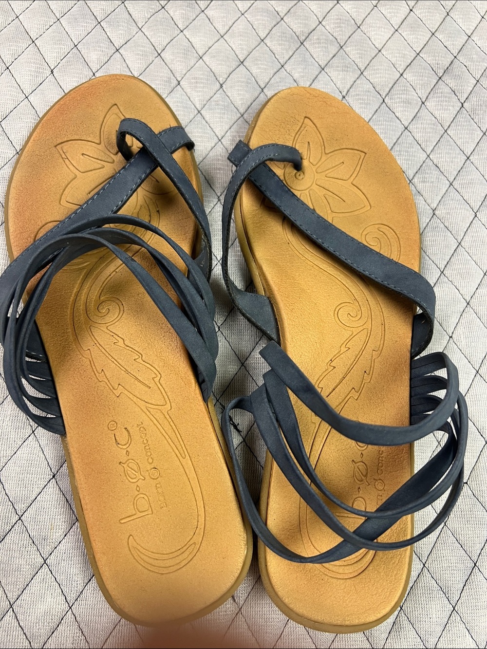 b.o.c. Navy Multi-Strap Women's Sandals